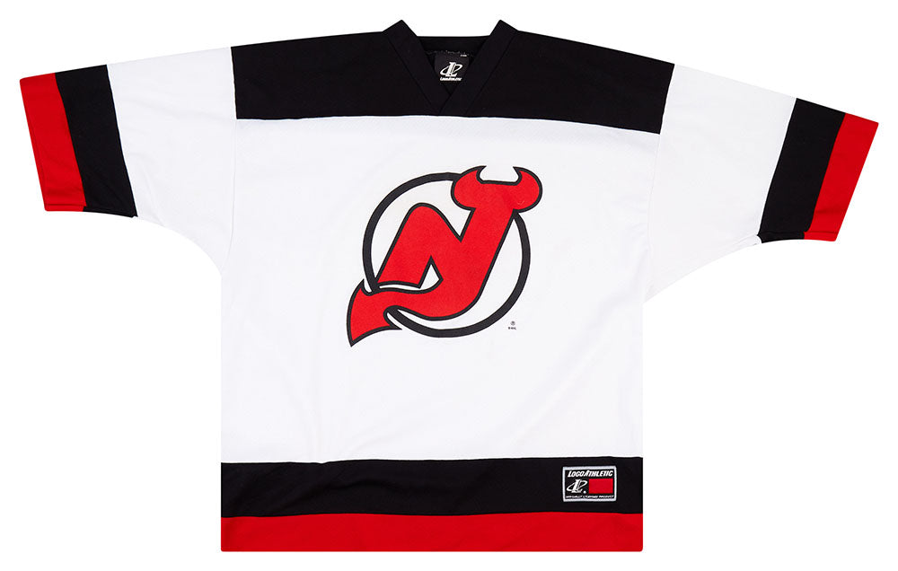 1990's NEW JERSEY DEVILS LOGO ATHLETIC JERSEY (HOME) XL