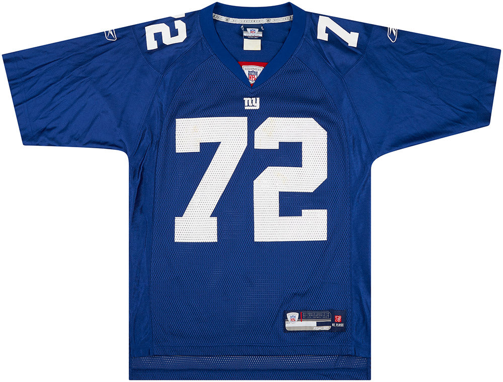 2007 NEW YORK GIANTS UMENYIORA #72 REEBOK ON FIELD JERSEY (HOME) S