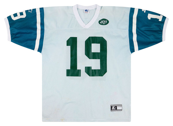 Vintage Starter New York Jets NFL #19 K. Johnson Jersey Size 52 #1181