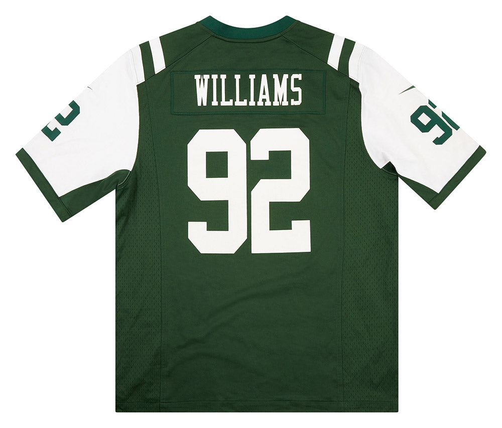 2015-18 NEW YORK JETS WILLIAMS #92 NIKE GAME JERSEY (HOME) L