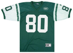 Vintage 1995 Starter NFL NY Jets Jersey XL Green Wayne Chrebet 