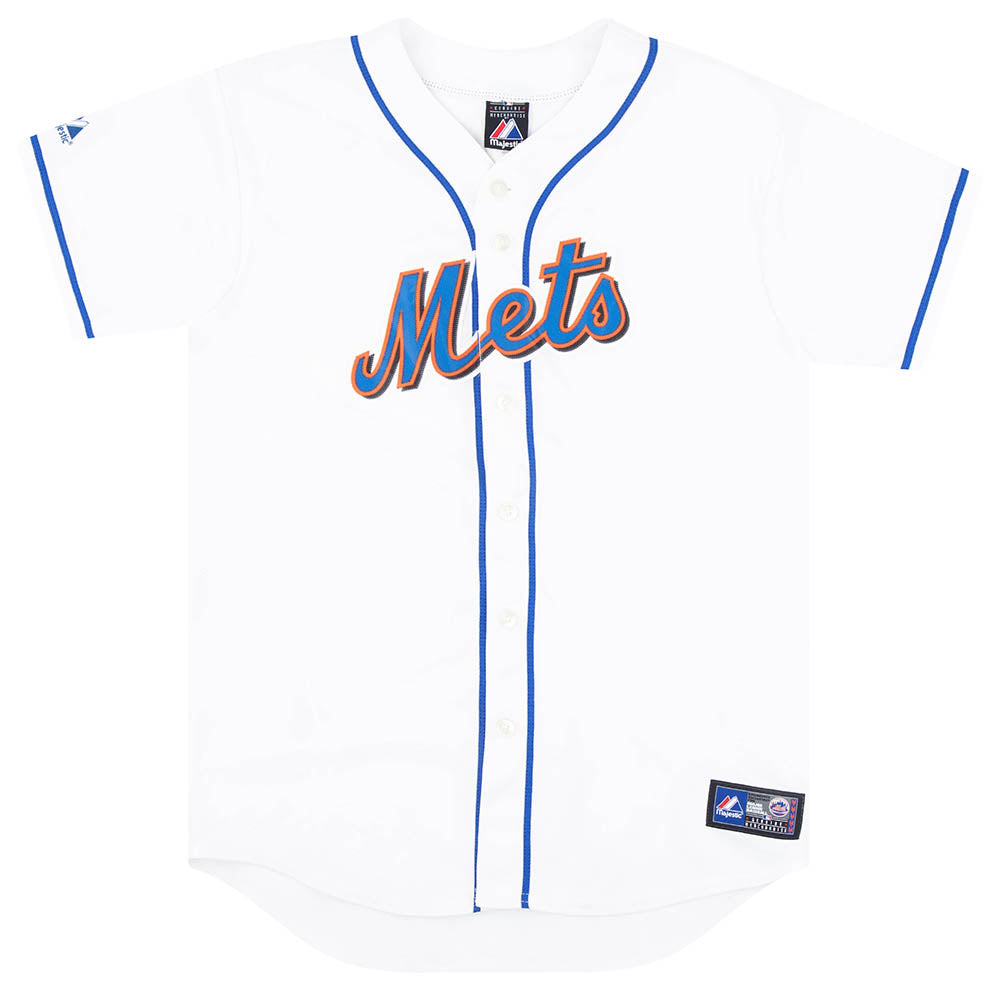 New York Mets MLB Majestic Classic White Mets XL Jersey