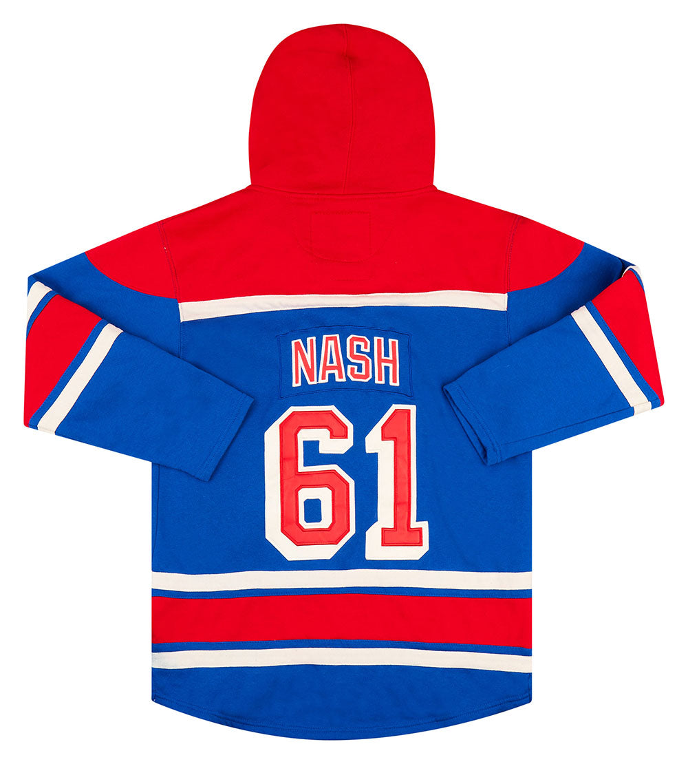 2010's NEW YORK RANGERS NASH #61 OLD TIME HOCKEY JERSEY SWEAT TOP M