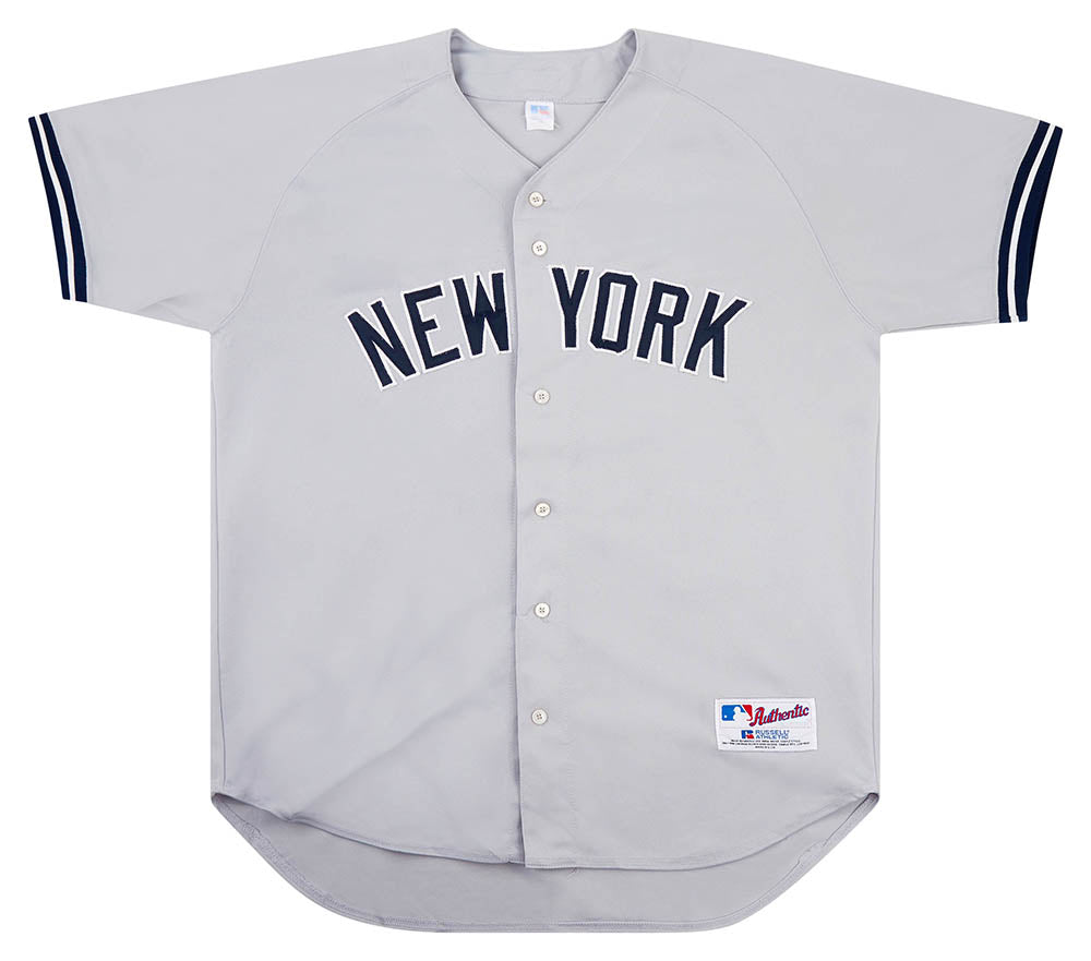 2002-03 NEW YORK YANKEES SORIANO #12 AUTHENTIC RUSSELL ATHLETIC JERSEY -  Classic American Sports