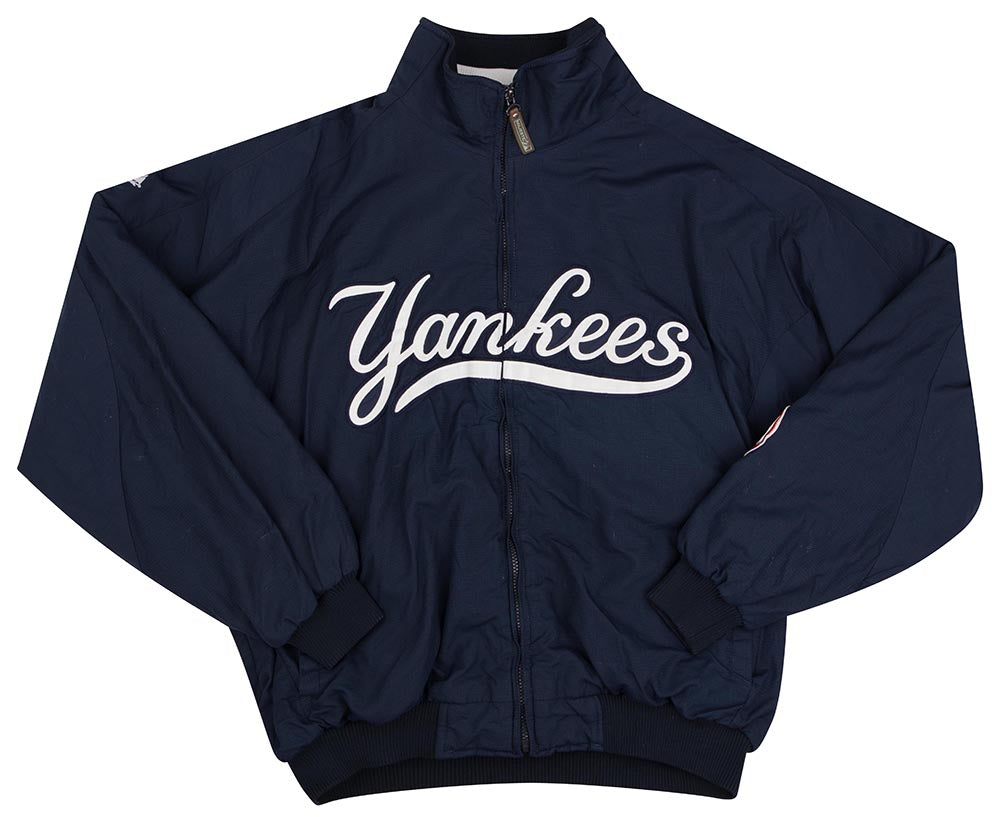 2000's NEW YORK YANKEES MAJESTIC COOPERSTOWN TRACK JACKET XL