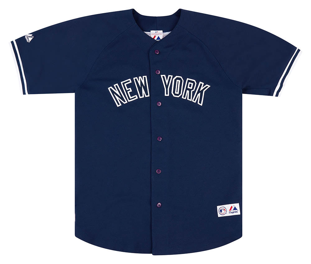 Derek Jeter New York Yankees White Majestic Baseball Jersey