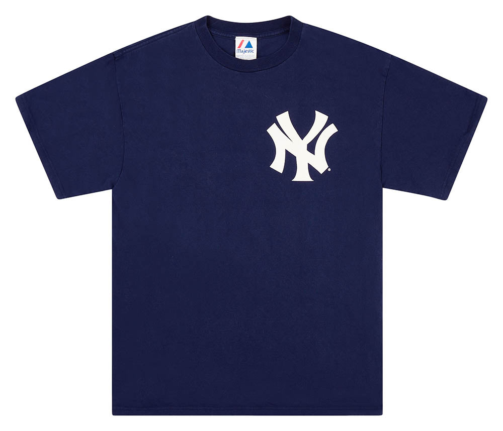 Majestic, Shirts, Navy Blue New York Yankees Jersey