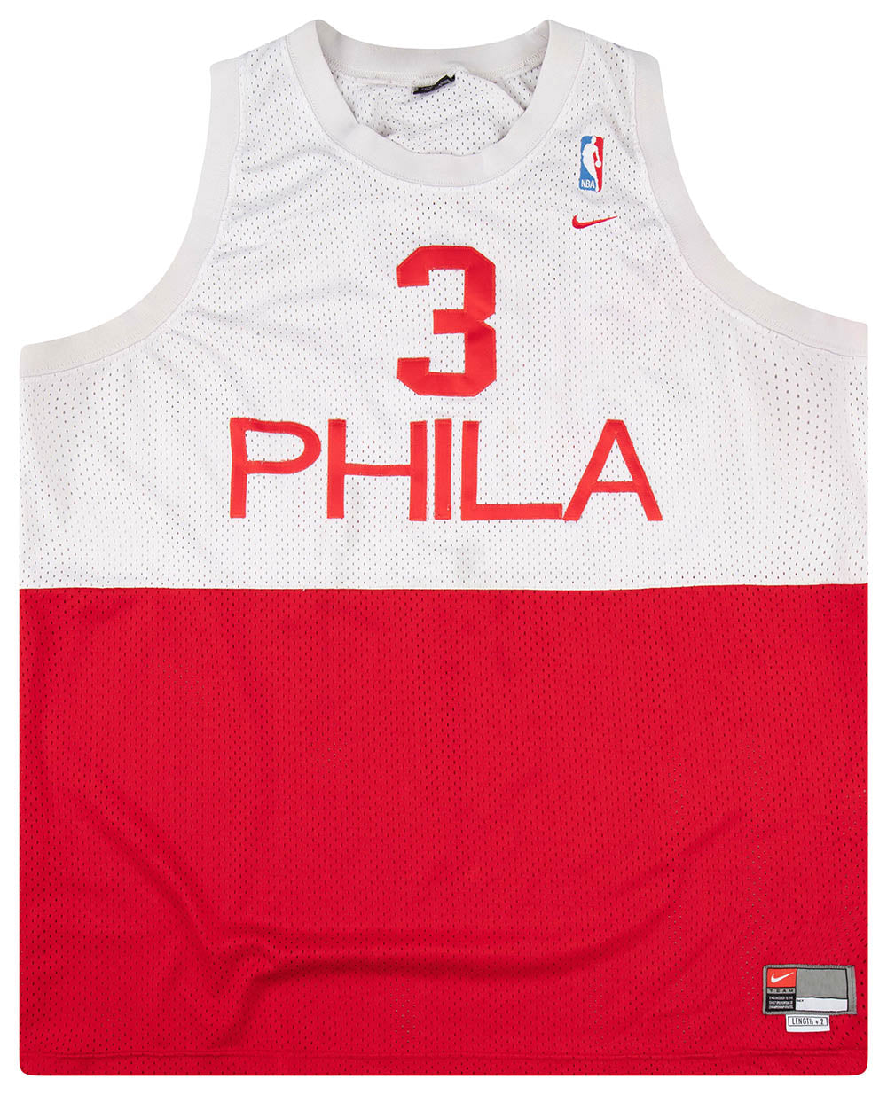Nike Allen Iverson Philadelphia 76ers Throwback Jersey Red -  Hong Kong