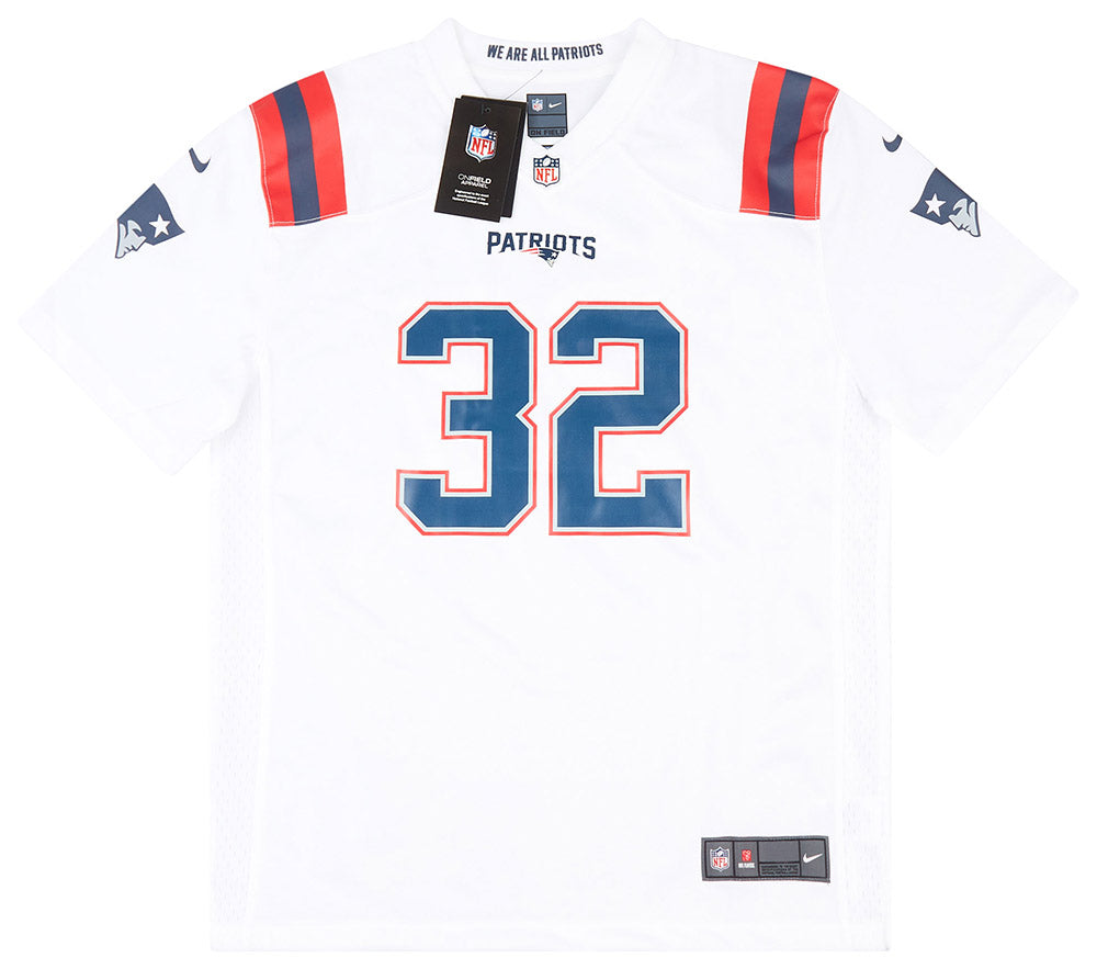2020-22 NEW ENGLAND PATRIOTS McCOURTY #32 NIKE GAME JERSEY (AWAY) Y - W/TAGS