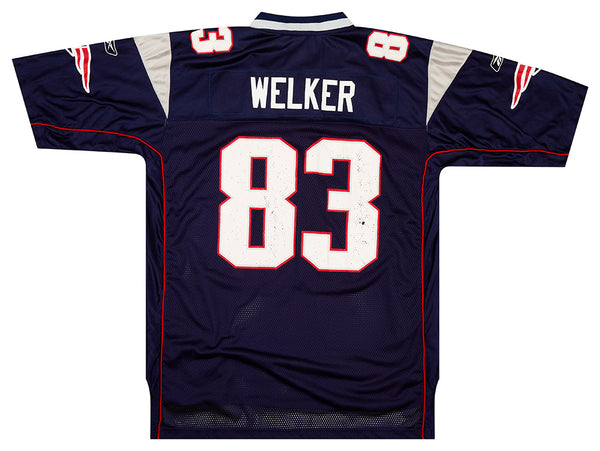 Reebok #83 Wes Welker New England Patriots Jersey 