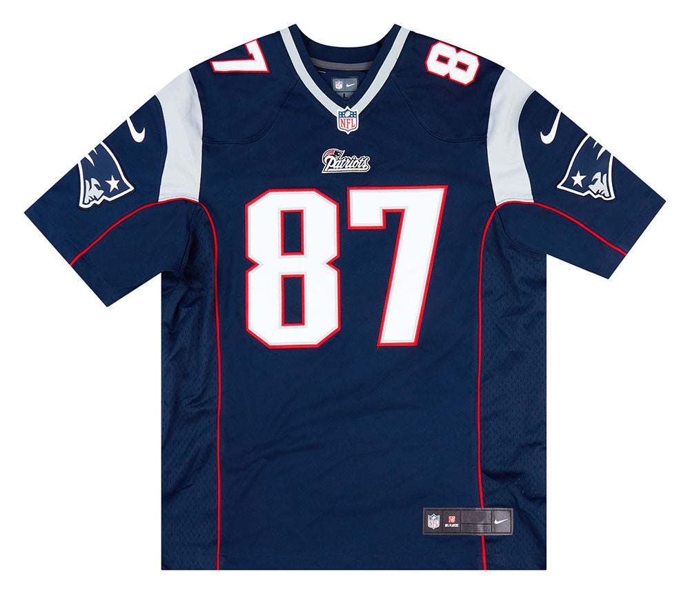 2012-18 NEW ENGLAND PATRIOTS GRONKOWSKI #87 NIKE LIMITED JERSEY (HOME) L