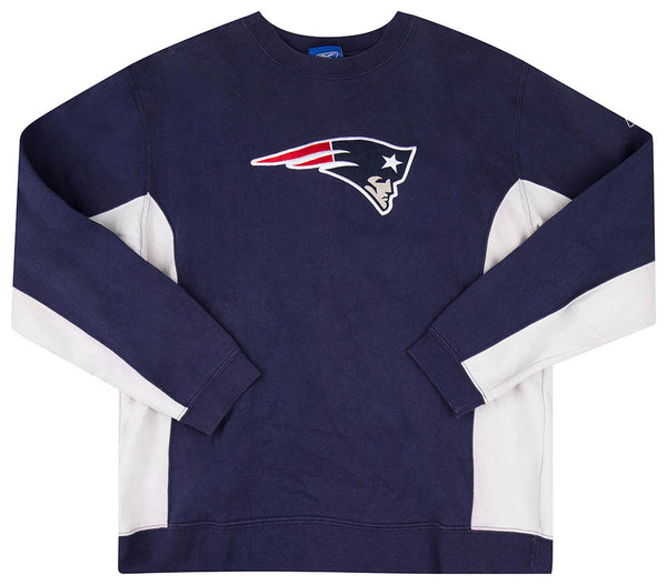 2005-06 NEW ENGLAND PATRIOTS REEBOK SWEAT TOP L