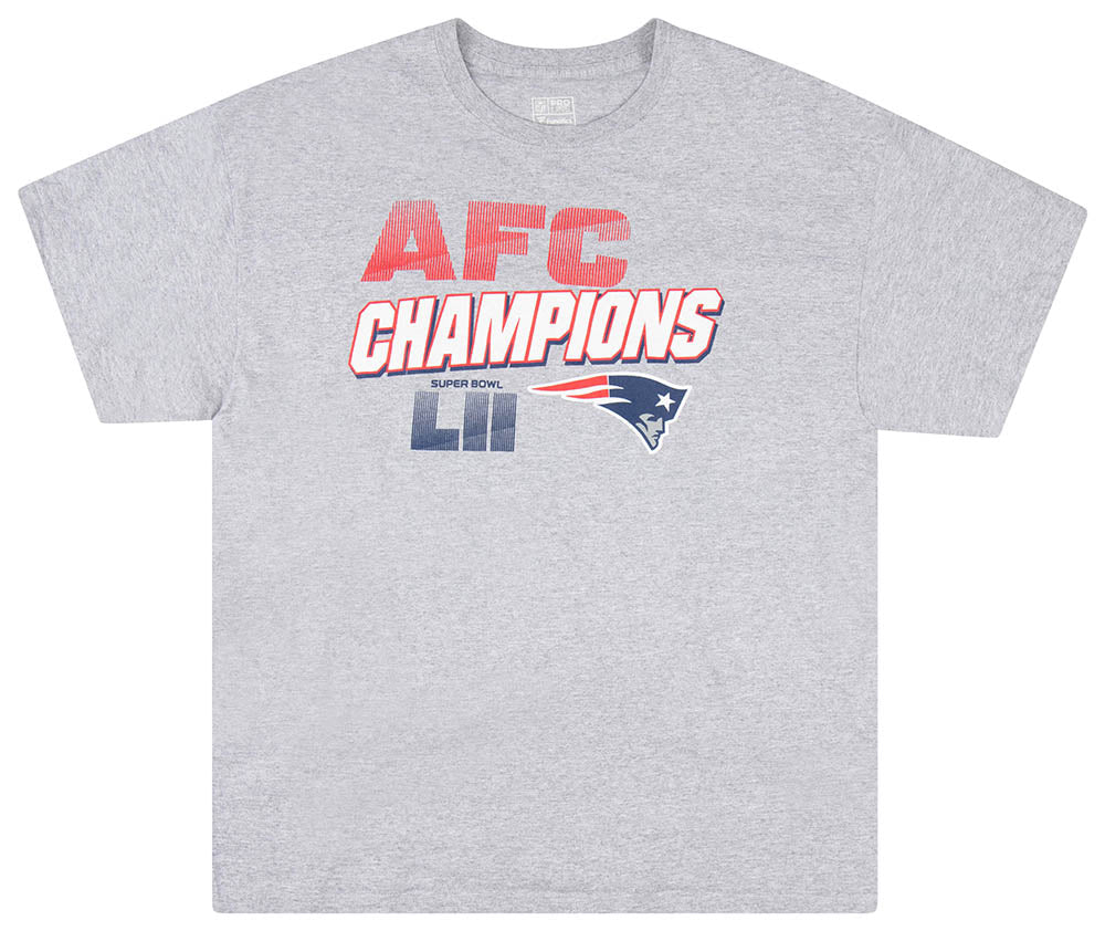 2018 NEW ENGLAND PATRIOTS AFC CHAMPIONS GRAPHIC TEE XL