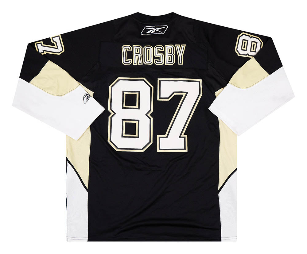2008-11 PITTSBURGH PENGUINS CROSBY #87 REEBOK JERSEY (HOME) XL