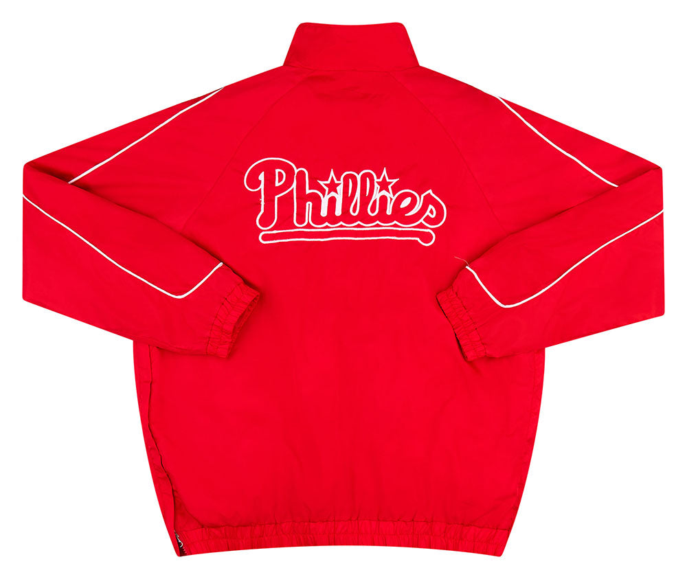 2000’s PHILADELPHIA PHILLIES MLB 1/4 ZIP WINDBREAKER JACKET XXL