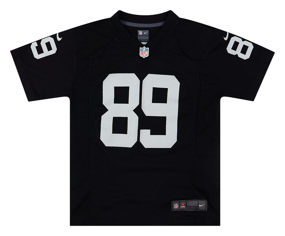 2015-18 OAKLAND RAIDERS COOPER #89 NIKE GAME JERSEY (HOME) Y