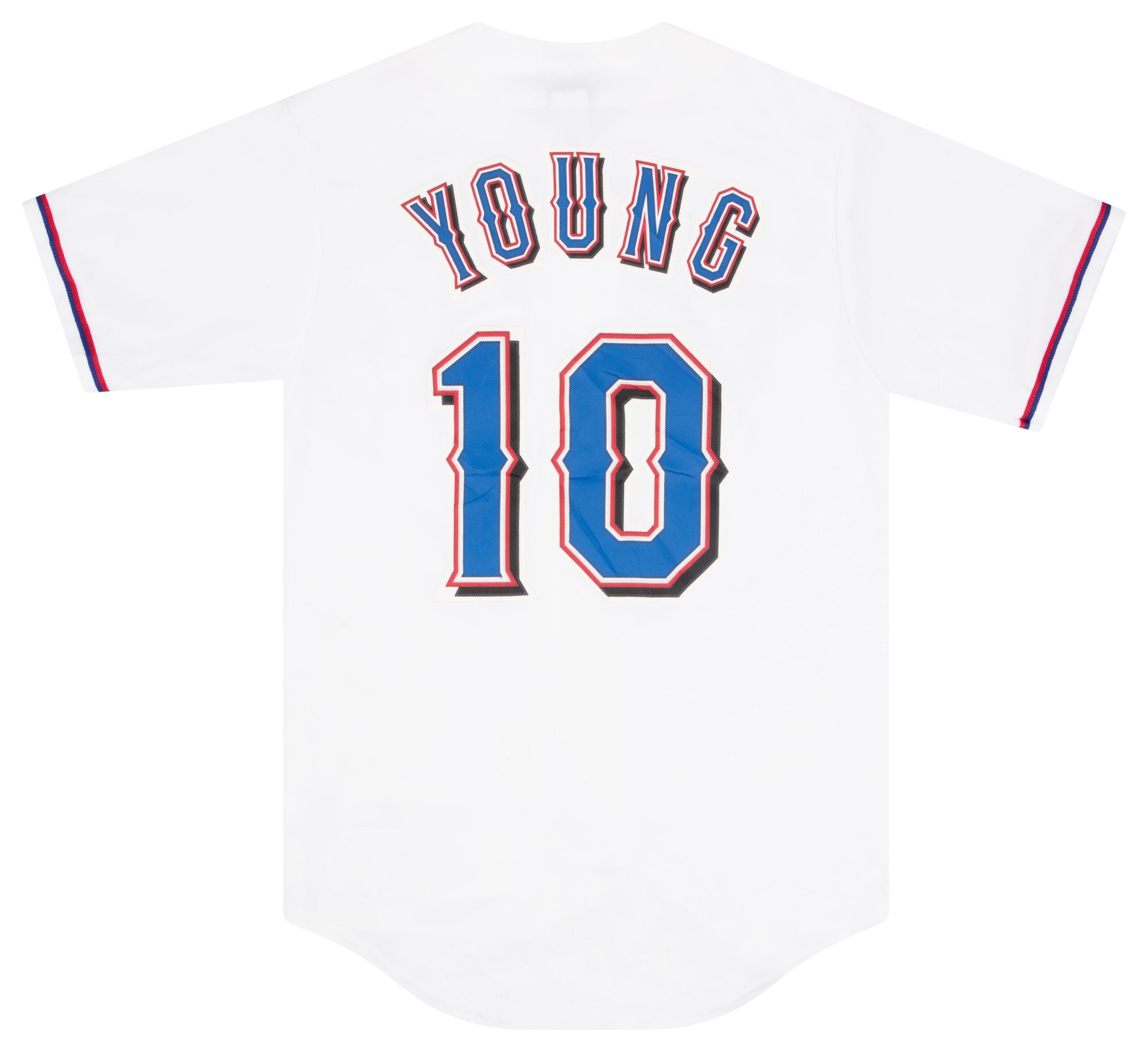 2009-12 TEXAS RANGERS YOUNG #10 MAJESTIC JERSEY (HOME) S