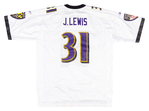 2002-04 BALTIMORE RAVENS LEWIS #52 REEBOK ON FIELD JERSEY (AWAY) M