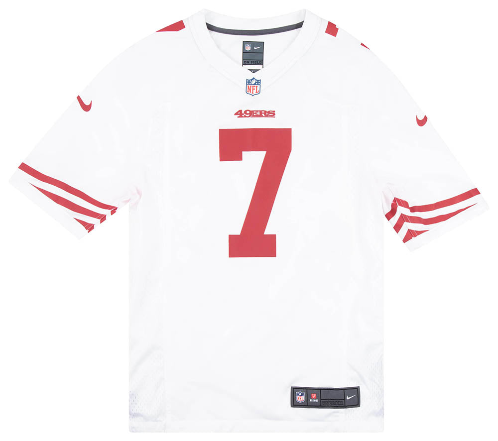 Colin Kaepernick #7 San Francisco 49ers NFL Nike Black Jersey Youth LARGE  14-16