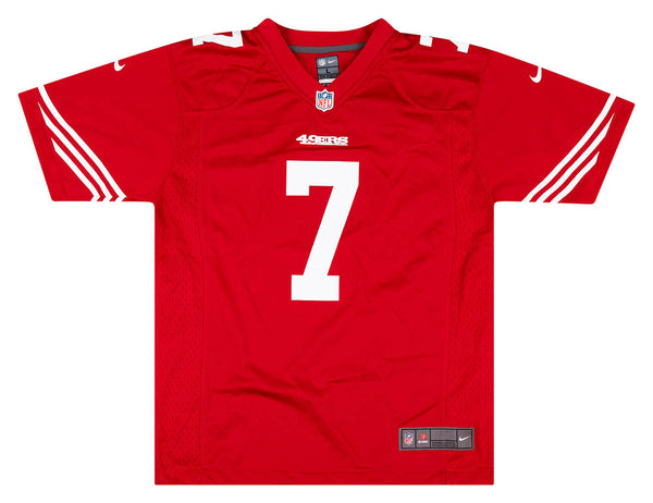 2012-16 SAN FRANCISCO 49ERS KAEPERNICK #7 NIKE GAME JERSEY (HOME) Y - -  Classic American Sports