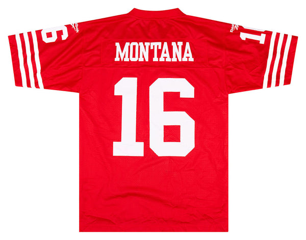 Vintage Reebok Gridiron NFL San Francisco 49ers Joe Montana #16