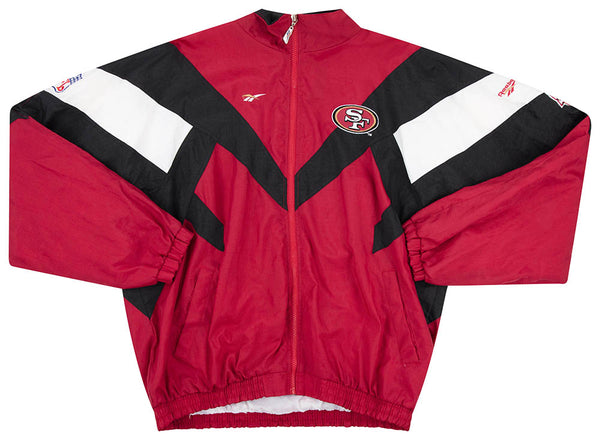 2000's SAN FRANCISCO 49ERS REEBOK TRAINING JACKET M