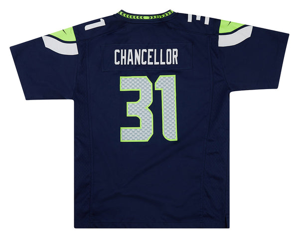 Kam Chancellor Seattle Seahawks Nike Away Game Jersey - White, Size XXL