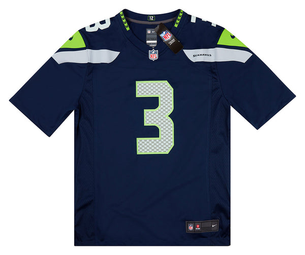 Nike Onfield Jersey Seattle Seahawks Russell Wilson deals #3 Swoosh Sz XXL 12TH Man