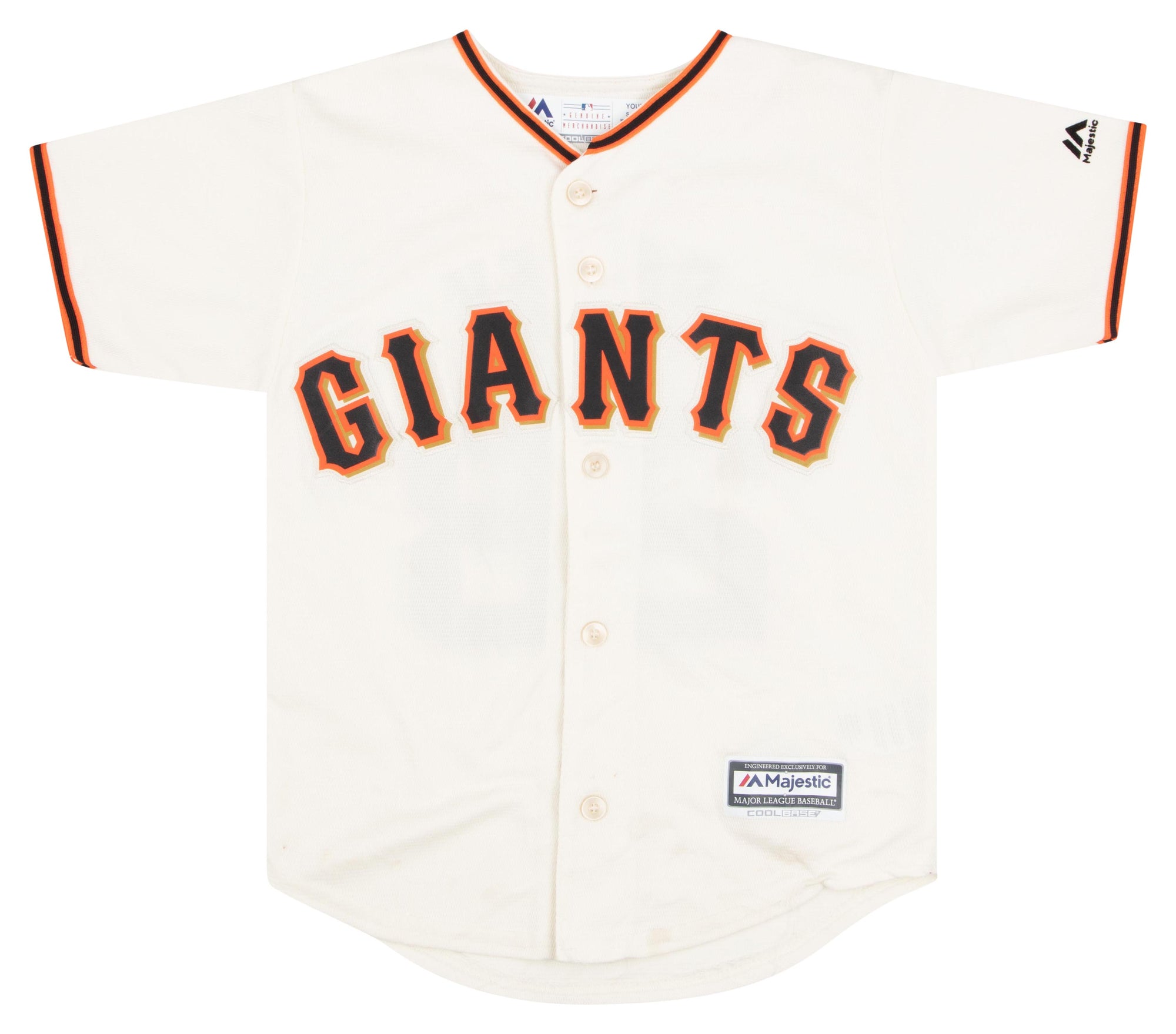 2015-18 SAN FRANCISCO GIANTS POSEY #28 MAJESTIC JERSEY (HOME) Y - Classic  American Sports