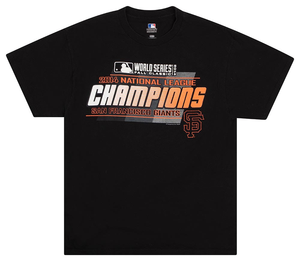 2014 SAN FRANCISCO GIANTS NATIONAL LEAGUE CHAMPIONS GRAPHIC TEE L