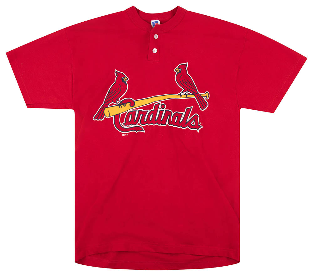 2000's ST. LOUIS CARDINALS RUSSELL ATHLETIC TEE L