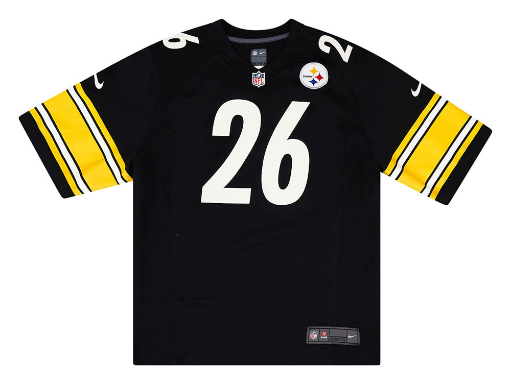 2013-18 PITTSBURGH STEELERS BELL #26 NIKE GAME JERSEY (HOME) XXL