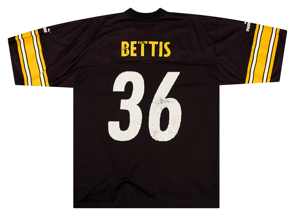 1997-00 PITTSBURGH STEELERS BETTIS #36 PUMA JERSEY (HOME) L