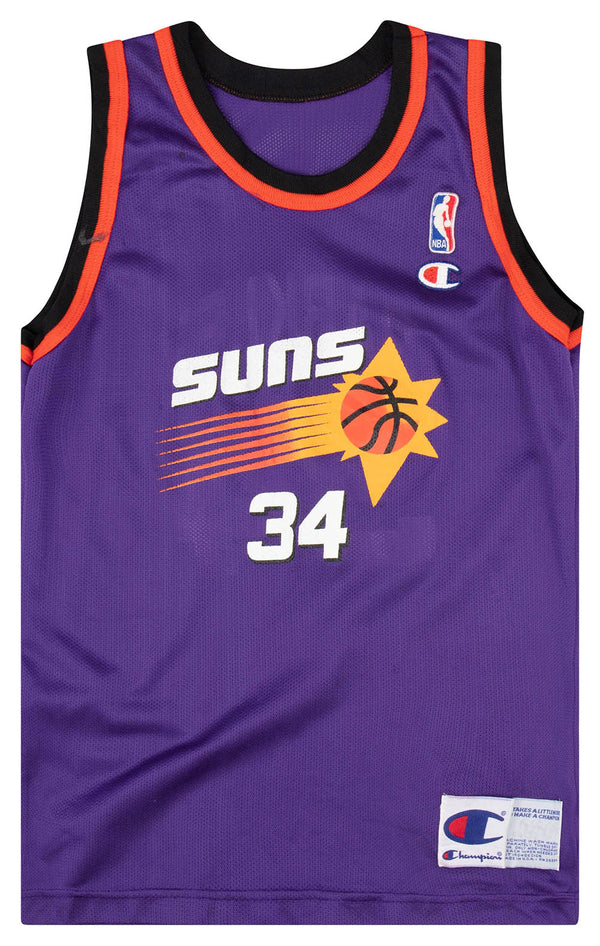 Phoenix Suns #34 Vintage Barkley Champion Jersey Retro NBA Purple –  thefuzzyfelt