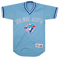 BLUE JAYSMAJESTIC AUTHENTICPOWDER BLUE RETRO THROWBACK JERSEY, Arts &  Collectibles, City of Toronto