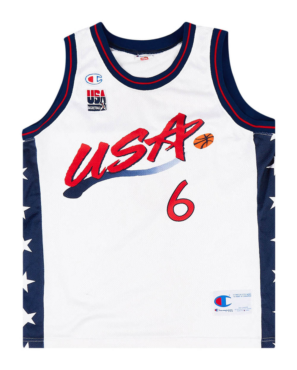 UsaVintageBarcelona Size 44. 90s Vintage USA Team #6 Hardaway NBA Jersey Made in USA by Champion