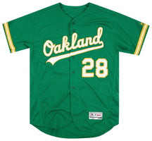 Oakland A's YOUTH Majestic MLB Baseball jersey Alternate Green
