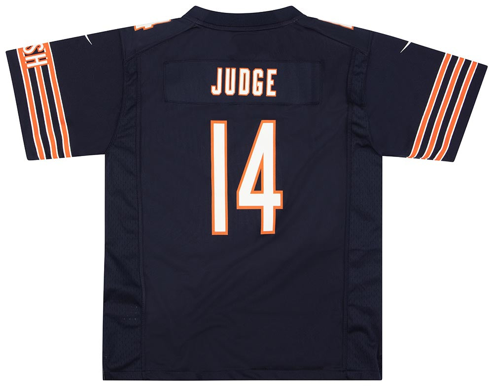 2012-16 CHICAGO BEARS JUDGE #14 NIKE GAME JERSEY (HOME) Y