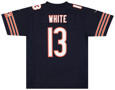 2016 CHICAGO BEARS WHITE #13 NIKE GAME JERSEY (HOME) Y
