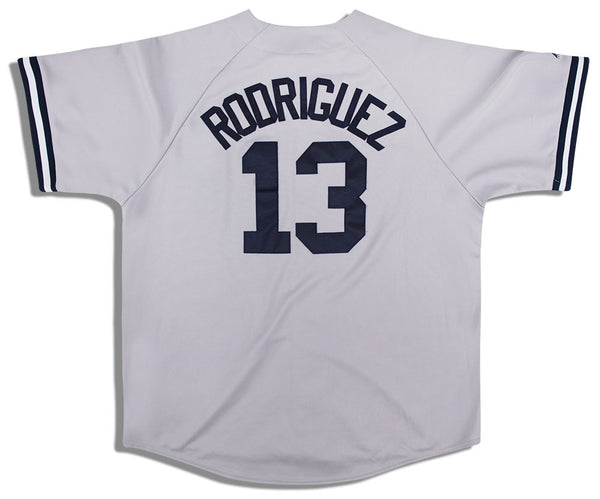 2005-2009 NEW YORK YANKEES RODRIGUEZ #13 MAJESTIC JERSEY (AWAY) L - Classic  American Sports