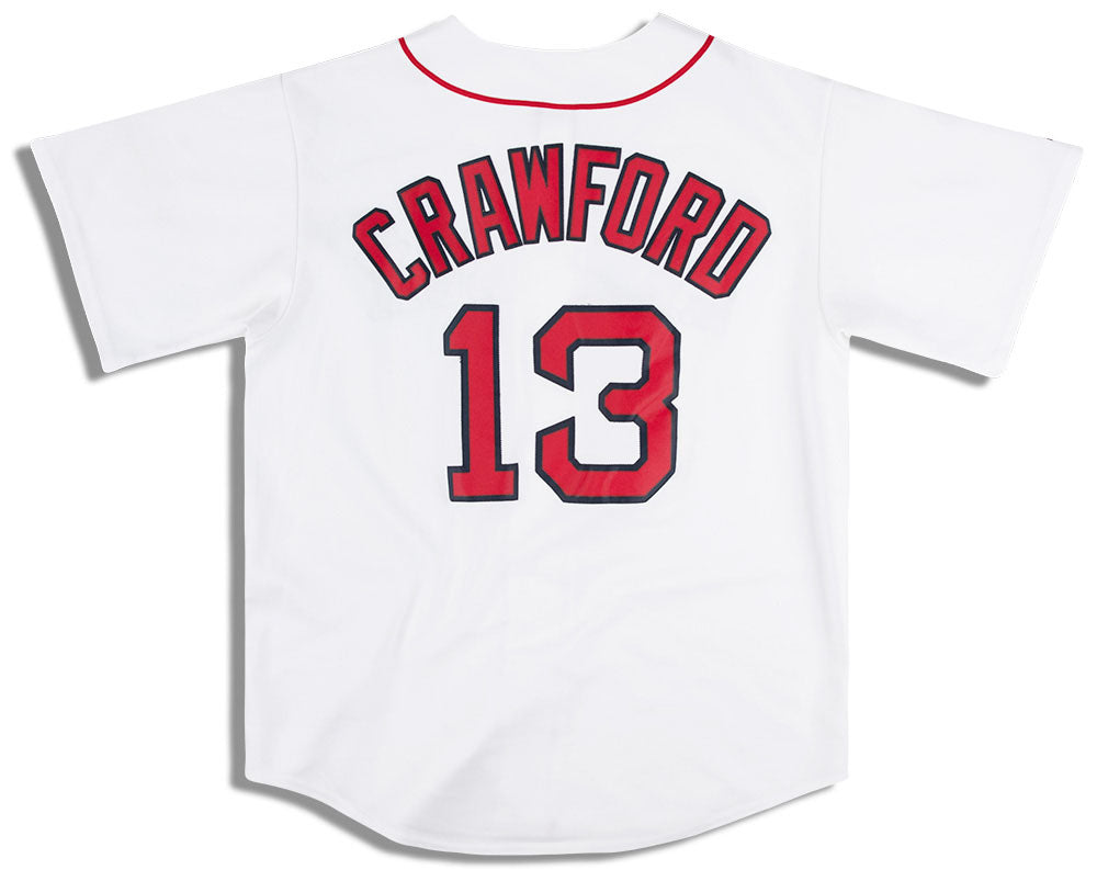 2011-12 BOSTON RED SOX CRAWFORD #13 MAJESTIC JERSEY (HOME) XL