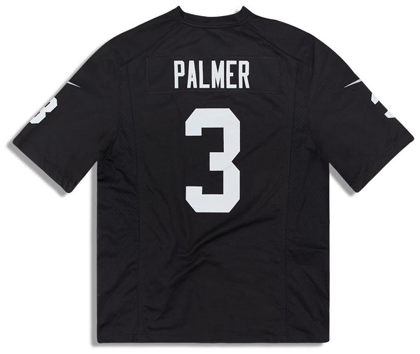 2012 OAKLAND RAIDERS PALMER #3 NIKE GAME JERSEY (HOME) L - Classic American  Sports