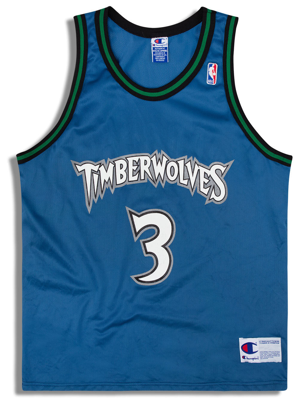 Vintage Stephon Marbury Minnesota Timberwolves Reversible Jersey NWT 90's  NBA basketball – For All To Envy