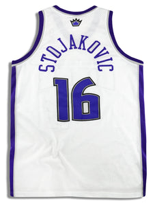 Vtg NIKE Peja Stojakovic Sacramento Kings Purple Jersey Size 