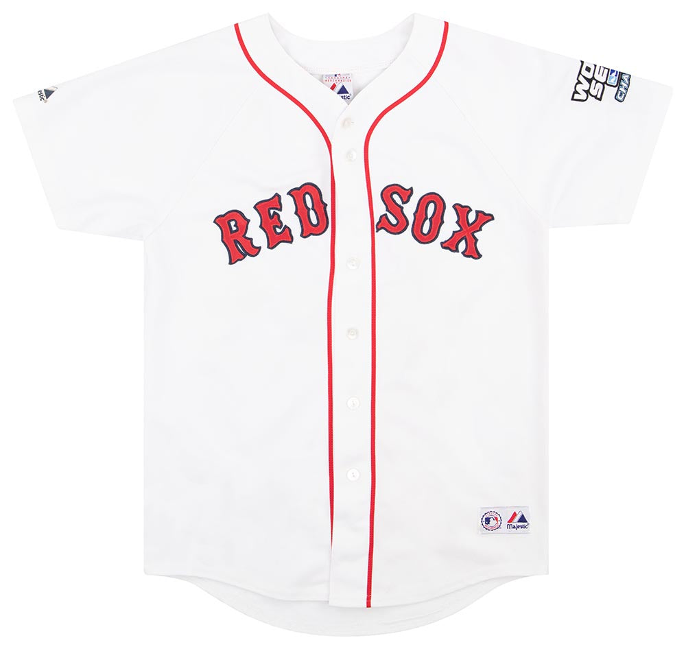 Boston Red Sox BLANK Red Alternate Baseball Jersey By Majestic. Fits 3XL /  4XL