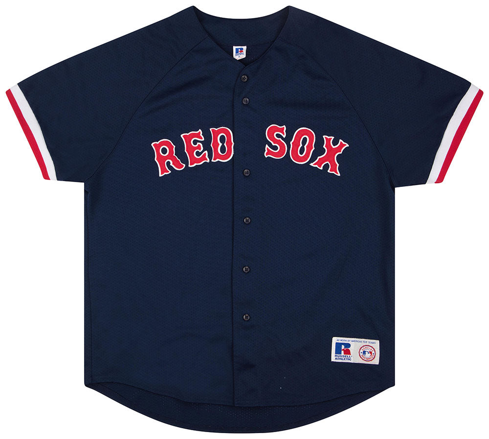 1990's BOSTON RED SOX RUSSELL ATHLETIC JERSEY (ALTERNATE) XXL - Classic  American Sports