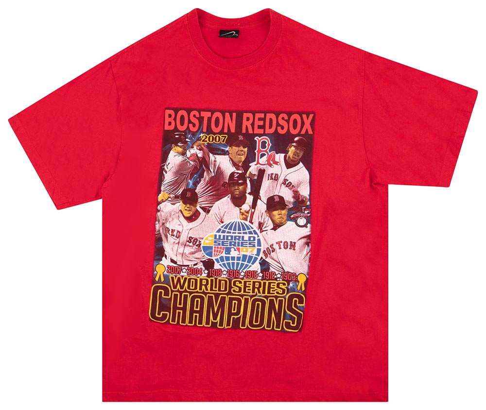 2007 BOSTON RED SOX WORLD SERIES CHAMPIONS TEE XL