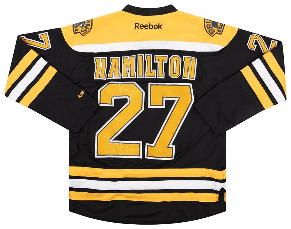 Boston Bruins NHL CCM Men's Yellow Retro Logo Tri Blend T-Shirt —