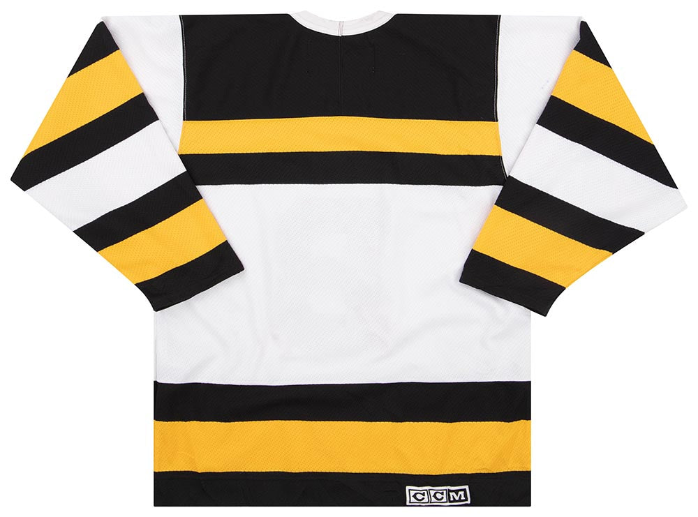 CCM Authentic Boston Bruins NHL Hockey Jersey Vintage Black Away 44