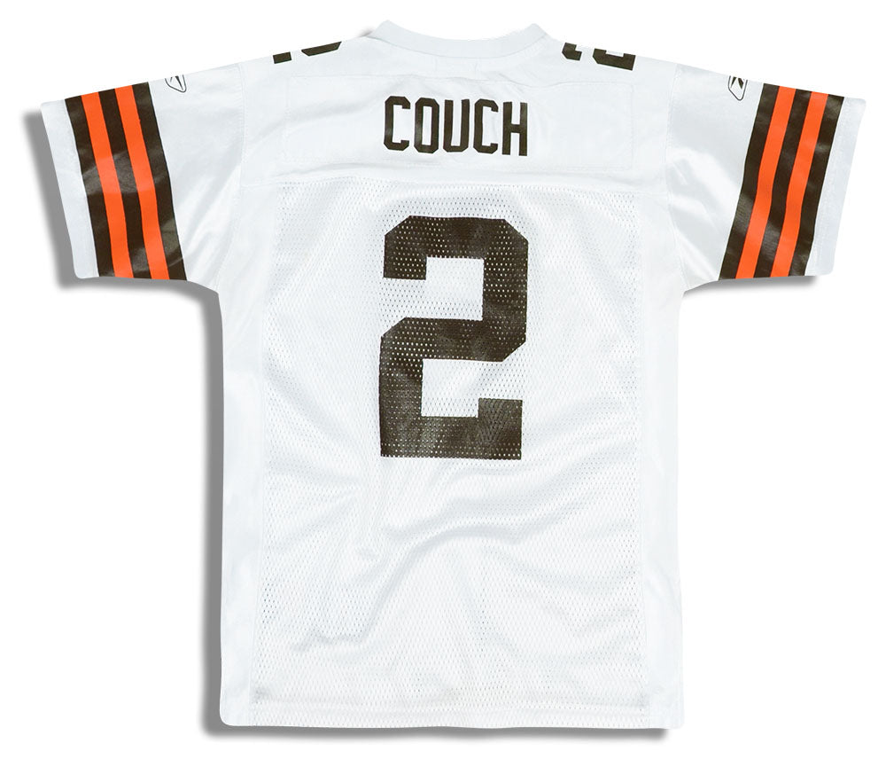 2002 CLEVELAND BROWNS COUCH #2 REEBOK ON FIELD JERSEY (AWAY) Y